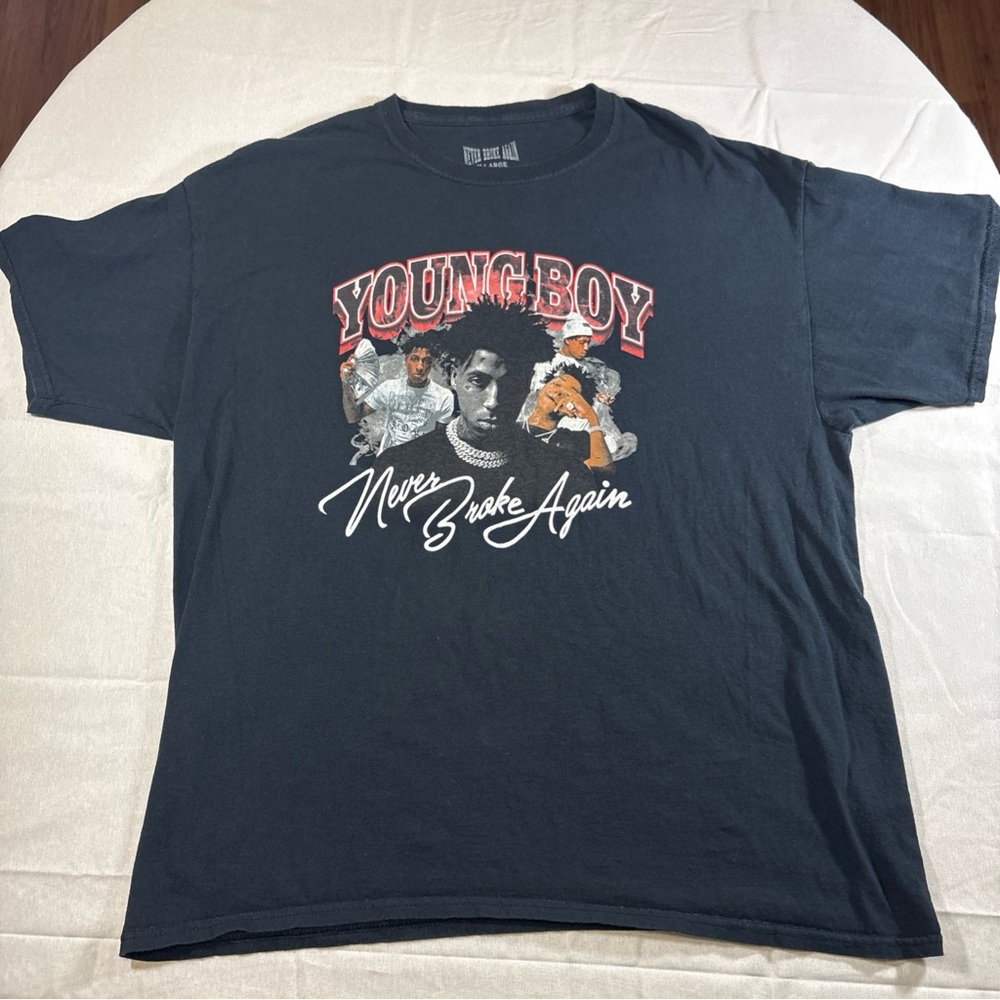 YoungBoy Never Broke Again Graphic T-Shirt - Black